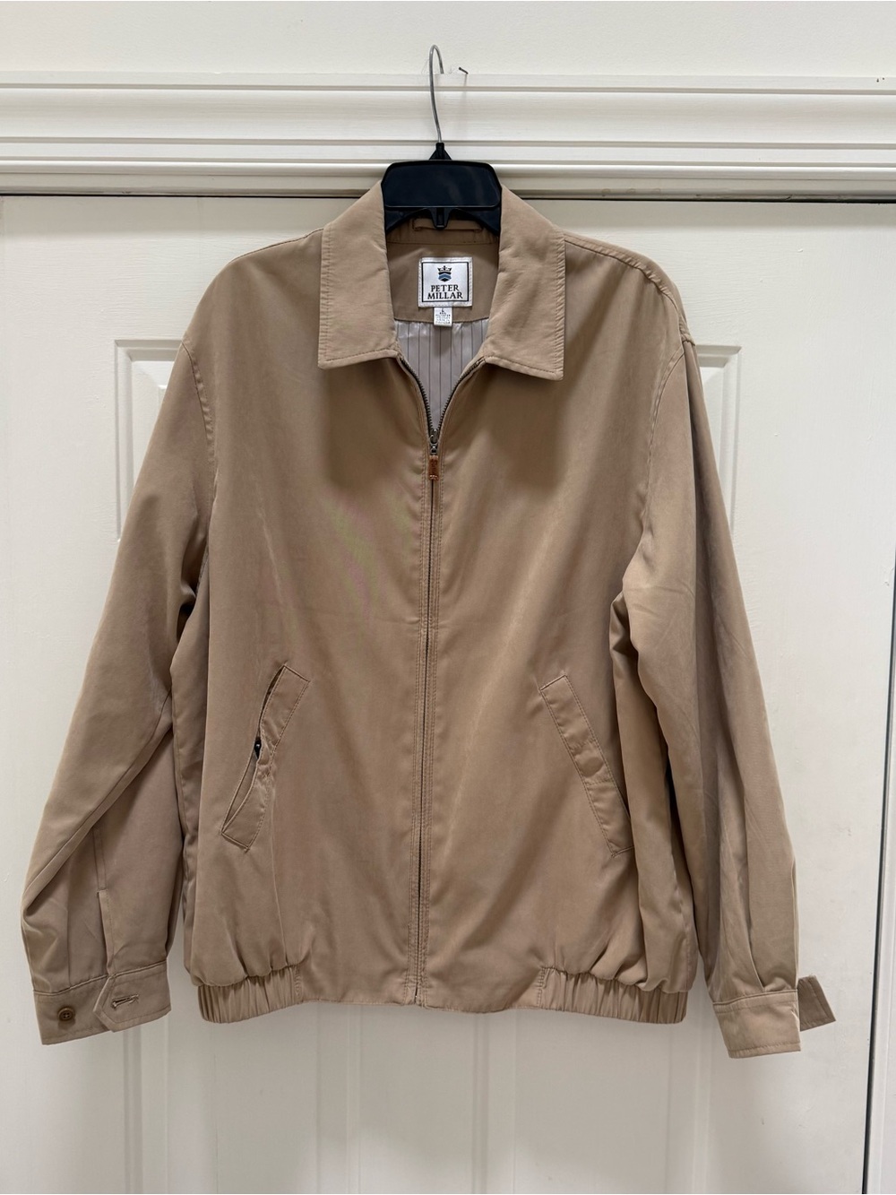 Like New Peter Millar Tan Jacket